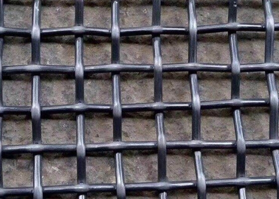 5.0mm سلك 30mm فتح شبكة سلكية مجعد من الحديد لصناعة التعدين